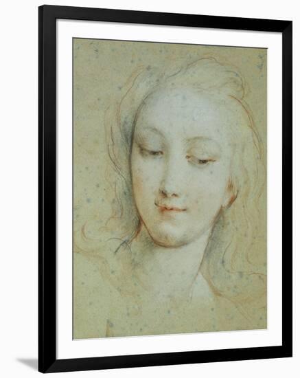 The Head of Venus-Francois Lemoyne-Framed Giclee Print