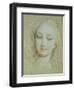 The Head of Venus-Francois Lemoyne-Framed Giclee Print