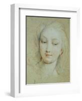 The Head of Venus-Francois Lemoyne-Framed Giclee Print