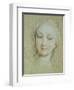 The Head of Venus-Francois Lemoyne-Framed Giclee Print