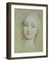 The Head of Venus-Francois Lemoyne-Framed Giclee Print