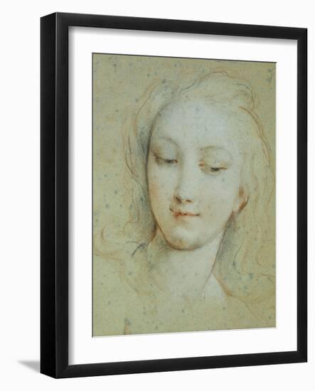 The Head of Venus-Francois Lemoyne-Framed Giclee Print