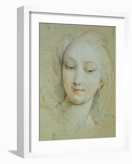 The Head of Venus-Francois Lemoyne-Framed Giclee Print