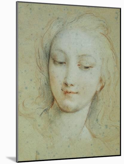 The Head of Venus-Francois Lemoyne-Mounted Giclee Print