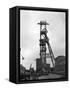 The Headgear at Clipstone Colliery, Nottinghamshire, 1963-Michael Walters-Framed Stretched Canvas