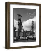 The Headgear at Clipstone Colliery, Nottinghamshire, 1963-Michael Walters-Framed Photographic Print