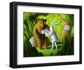 The Healer-Chris Miles-Framed Art Print