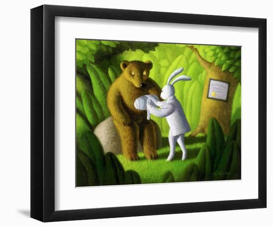 The Healer-Chris Miles-Framed Art Print