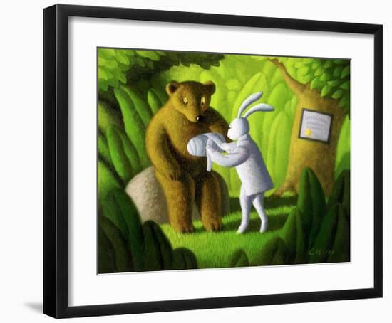 The Healer-Chris Miles-Framed Art Print