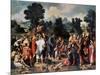 The Healing of Blind Man of Jericho, (Central Pane), 1531-Lucas van Leyden-Mounted Giclee Print