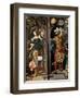 The Healing of Blind Man of Jericho, (Side Pane), 1531-Lucas van Leyden-Framed Giclee Print