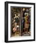 The Healing of Blind Man of Jericho, (Side Pane), 1531-Lucas van Leyden-Framed Giclee Print