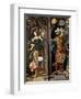 The Healing of Blind Man of Jericho, (Side Pane), 1531-Lucas van Leyden-Framed Giclee Print