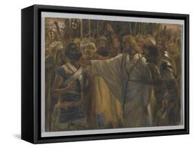 The Healing of Malchus, Illustration from 'The Life of Our Lord Jesus Christ', 1886-94-James Tissot-Framed Stretched Canvas