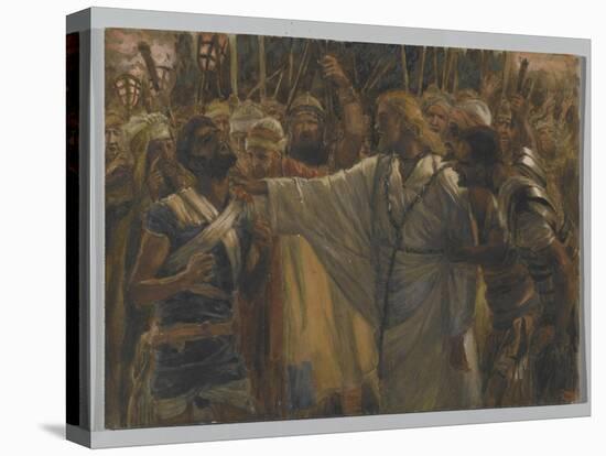 The Healing of Malchus, Illustration from 'The Life of Our Lord Jesus Christ', 1886-94-James Tissot-Stretched Canvas