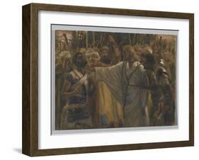 The Healing of Malchus, Illustration from 'The Life of Our Lord Jesus Christ', 1886-94-James Tissot-Framed Giclee Print