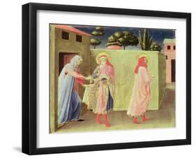 The Healing of Palladia by Ss. Cosmas and Damian, Predella from the Annalena Altarpiece, 1434-Fra Angelico-Framed Giclee Print