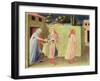 The Healing of Palladia by Ss. Cosmas and Damian, Predella from the Annalena Altarpiece, 1434-Fra Angelico-Framed Giclee Print