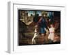 The Healing of Saint Roch, Late 15th Century-null-Framed Giclee Print