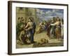 The Healing of the Blind, C. 1570-El Greco-Framed Giclee Print