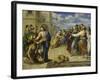 The Healing of the Blind, C. 1570-El Greco-Framed Giclee Print