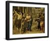 The Healing of the Blind Man-El Greco-Framed Giclee Print