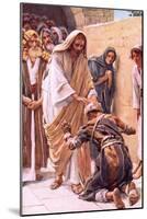 The Healing of the Leper-Harold Copping-Mounted Giclee Print