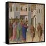 The Healing of the Man Born Blind, Ca 1308-1311-Duccio di Buoninsegna-Framed Stretched Canvas