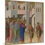 The Healing of the Man Born Blind, Ca 1308-1311-Duccio di Buoninsegna-Mounted Giclee Print