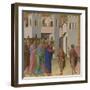 The Healing of the Man Born Blind, Ca 1308-1311-Duccio di Buoninsegna-Framed Premium Giclee Print