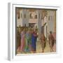 The Healing of the Man Born Blind, Ca 1308-1311-Duccio di Buoninsegna-Framed Premium Giclee Print