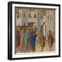 The Healing of the Man Born Blind, Ca 1308-1311-Duccio di Buoninsegna-Framed Giclee Print