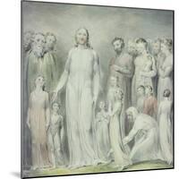 The Healing of the Woman with an Issue of Blood-William Blake-Mounted Giclee Print