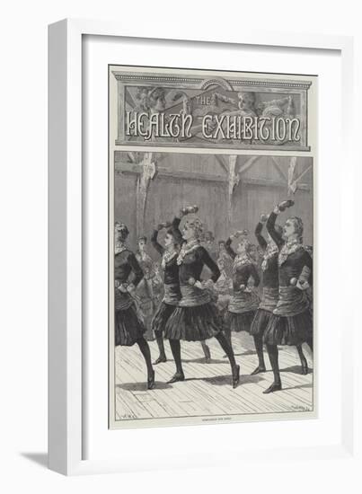 The Health Exhibition, Gymnastics for Girls-William Heysham Overend-Framed Giclee Print