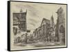 The Health Exhibition, the Old London Street-Herbert Railton-Framed Stretched Canvas