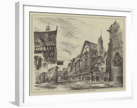 The Health Exhibition, the Old London Street-Herbert Railton-Framed Giclee Print