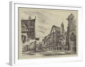 The Health Exhibition, the Old London Street-Herbert Railton-Framed Giclee Print