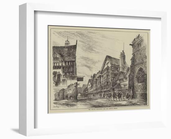 The Health Exhibition, the Old London Street-Herbert Railton-Framed Giclee Print