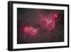 The Heart and Soul Nebula in the Constellation Cassiopeia-null-Framed Photographic Print