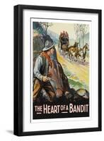 The Heart of a Bandit-null-Framed Art Print