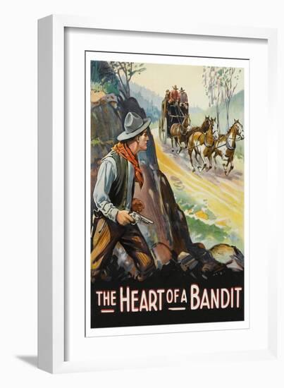 The Heart of a Bandit-null-Framed Art Print