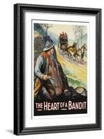 The Heart of a Bandit-null-Framed Art Print