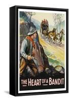 The Heart of a Bandit-null-Framed Stretched Canvas