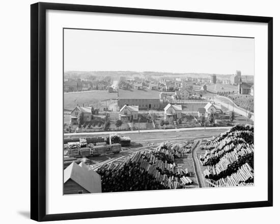 The Heart of the Copper Country, Calumet, Mich.-null-Framed Photo