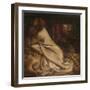The Heart of the Night (Mariana in the Moated Grange)-Dante Gabriel Rossetti-Framed Giclee Print