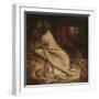 The Heart of the Night (Mariana in the Moated Grange)-Dante Gabriel Rossetti-Framed Giclee Print