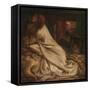 The Heart of the Night (Mariana in the Moated Grange)-Dante Gabriel Rossetti-Framed Stretched Canvas
