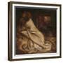 The Heart of the Night (Mariana in the Moated Grange)-Dante Gabriel Rossetti-Framed Giclee Print