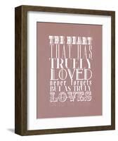 The Heart That Has Truly Loved-null-Framed Art Print