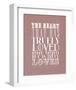 The Heart That Has Truly Loved-null-Framed Art Print